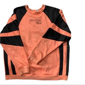 Adidas sweatshirt  Orange With Triple Stripe ADV/ 91-18 Large Mens